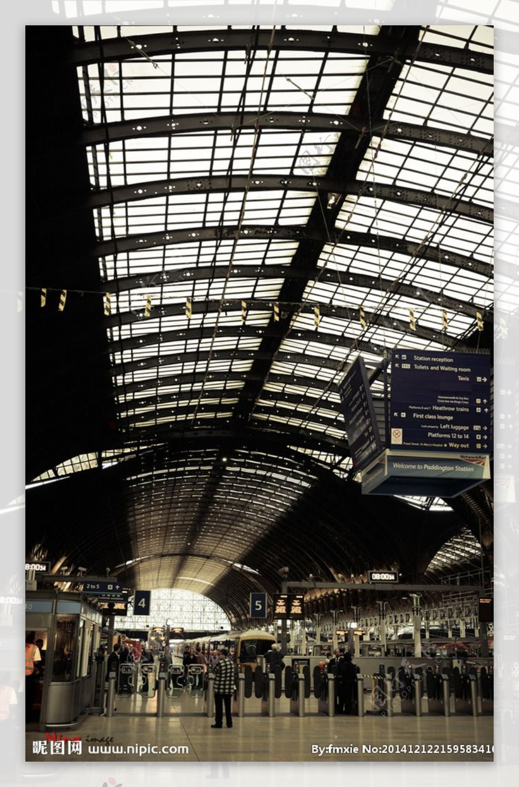 伦敦火车站图片