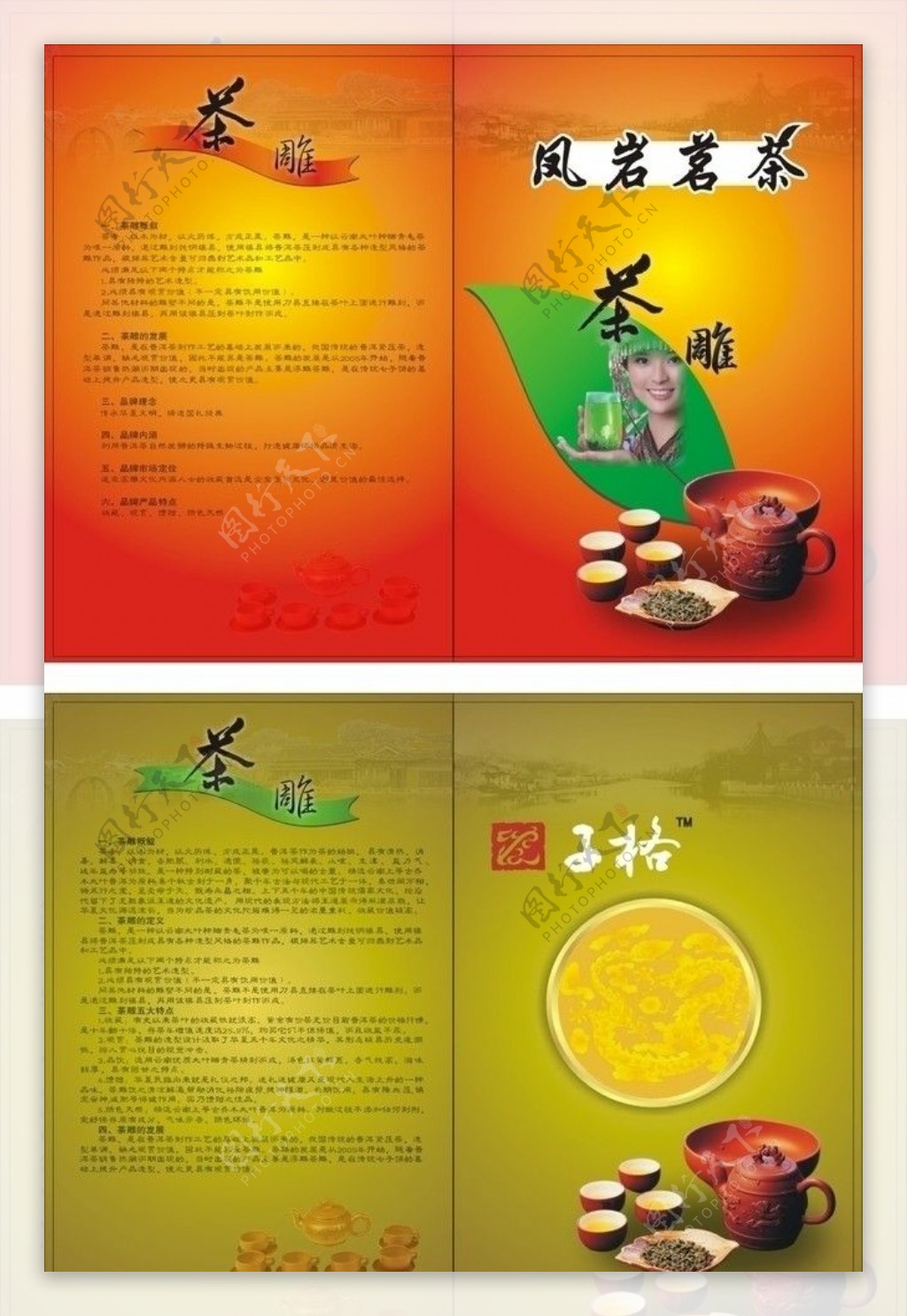 茶雕画册封面图片