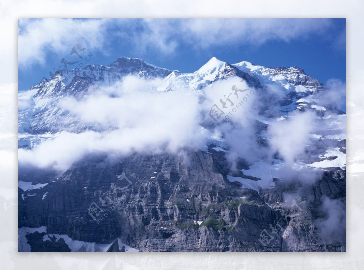 雪山风光图片