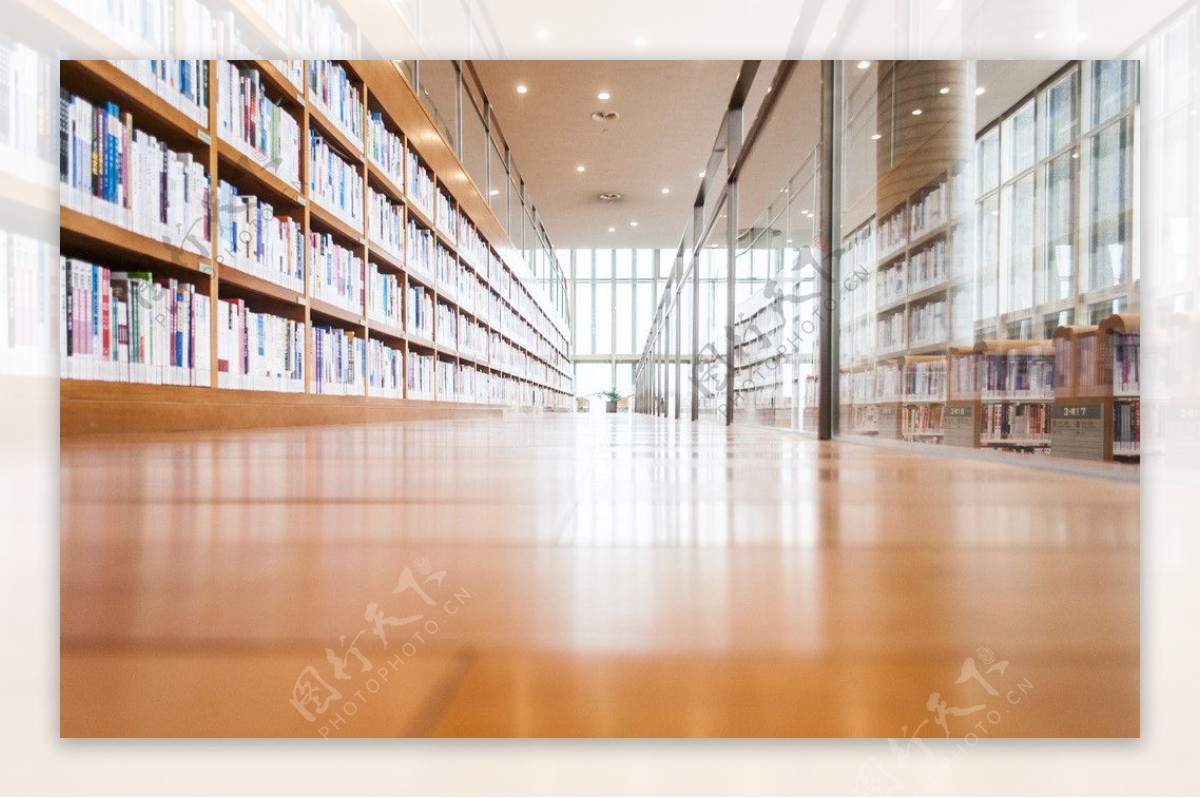 上海浦东图书馆现代图片