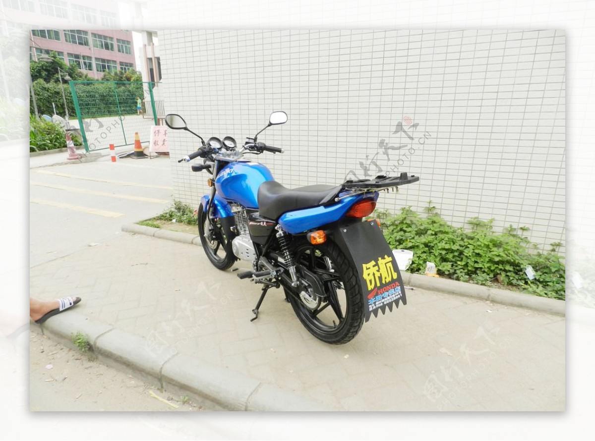 摩托车FN1252F蓝色图片