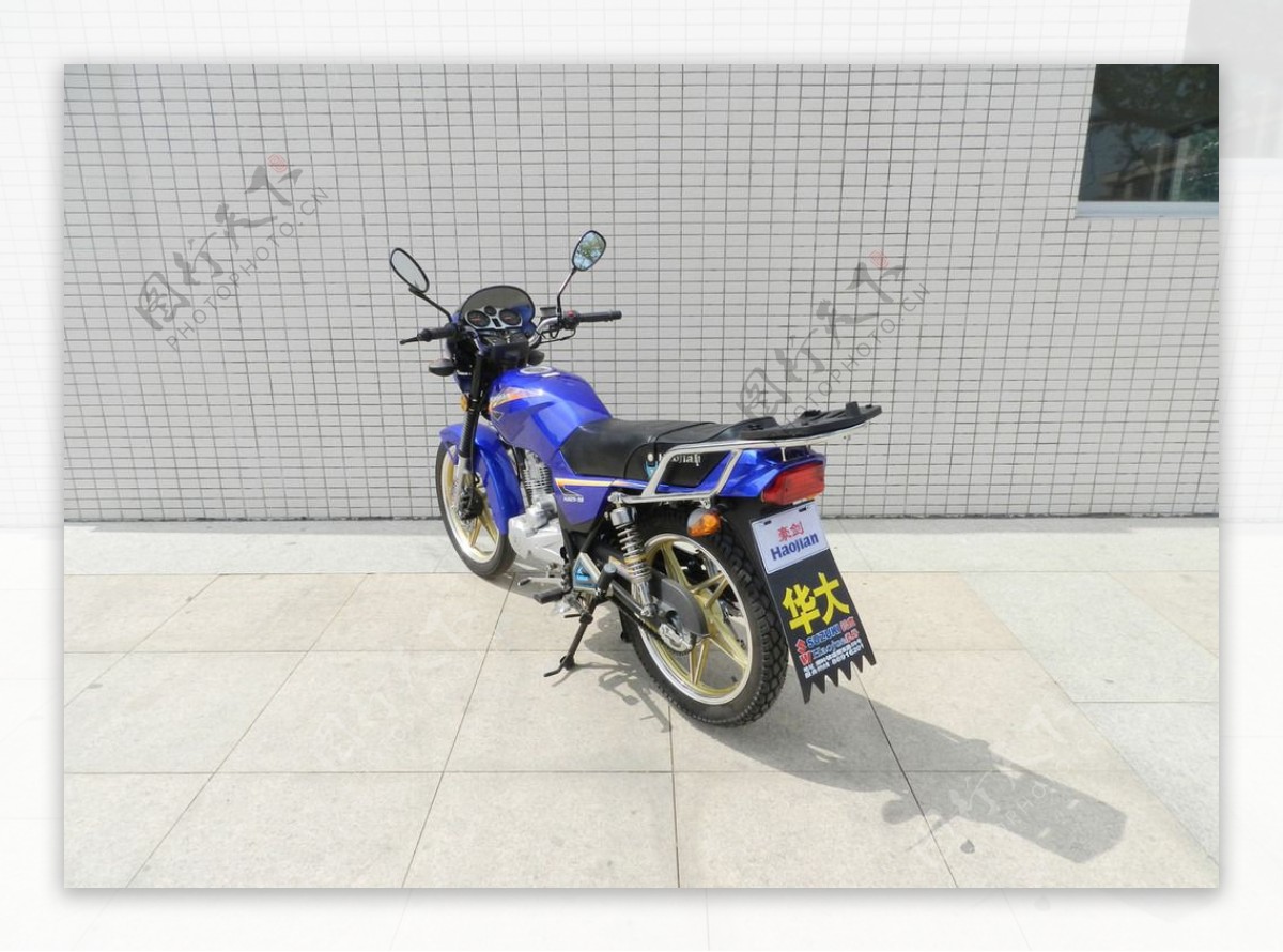 摩托车HJ1255B蓝色图片