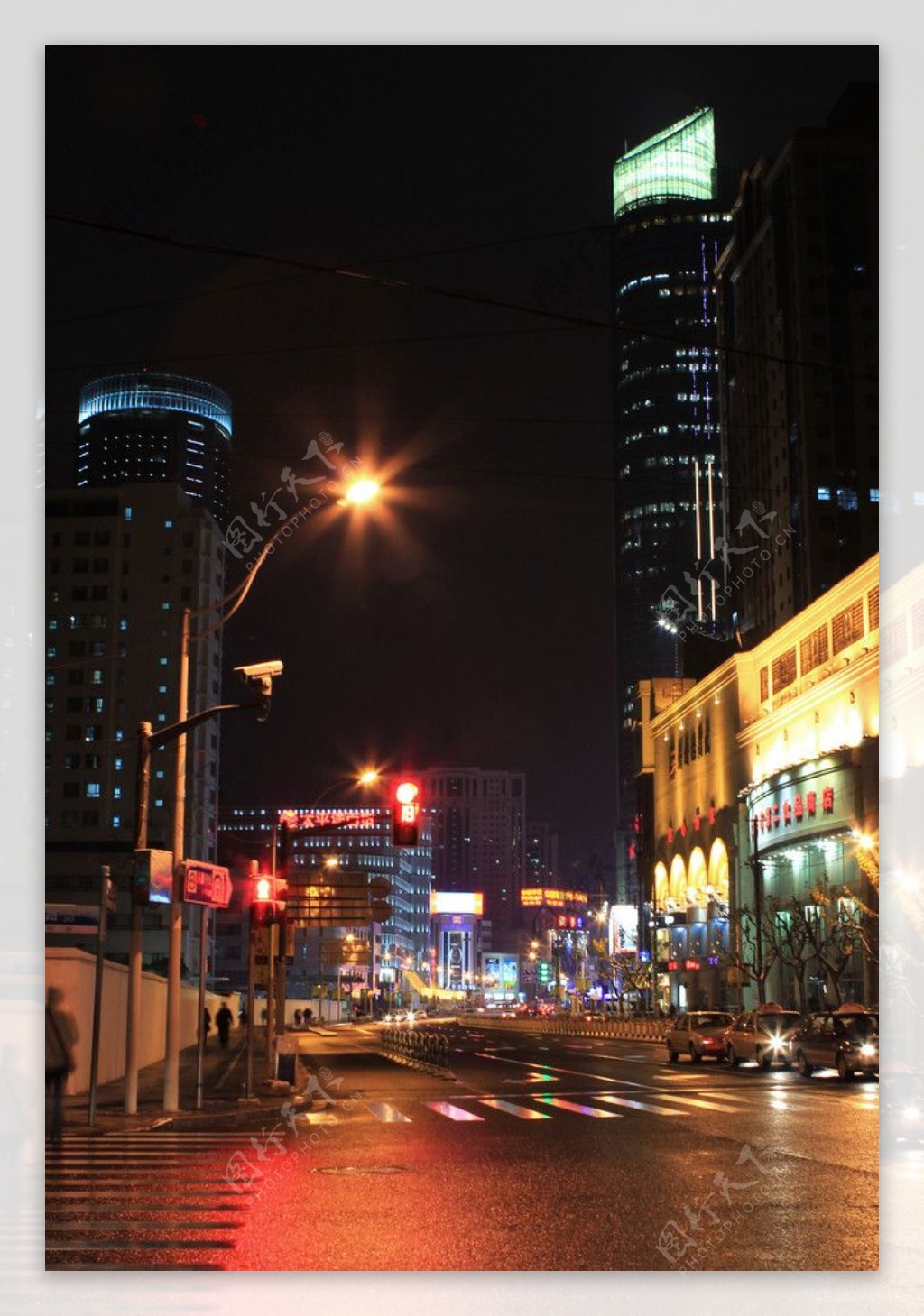 上海徐家汇夜景图片