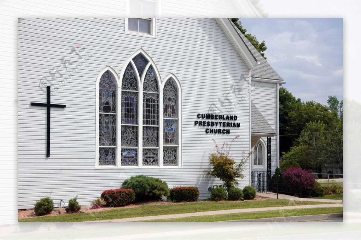 美国小镇教堂图片