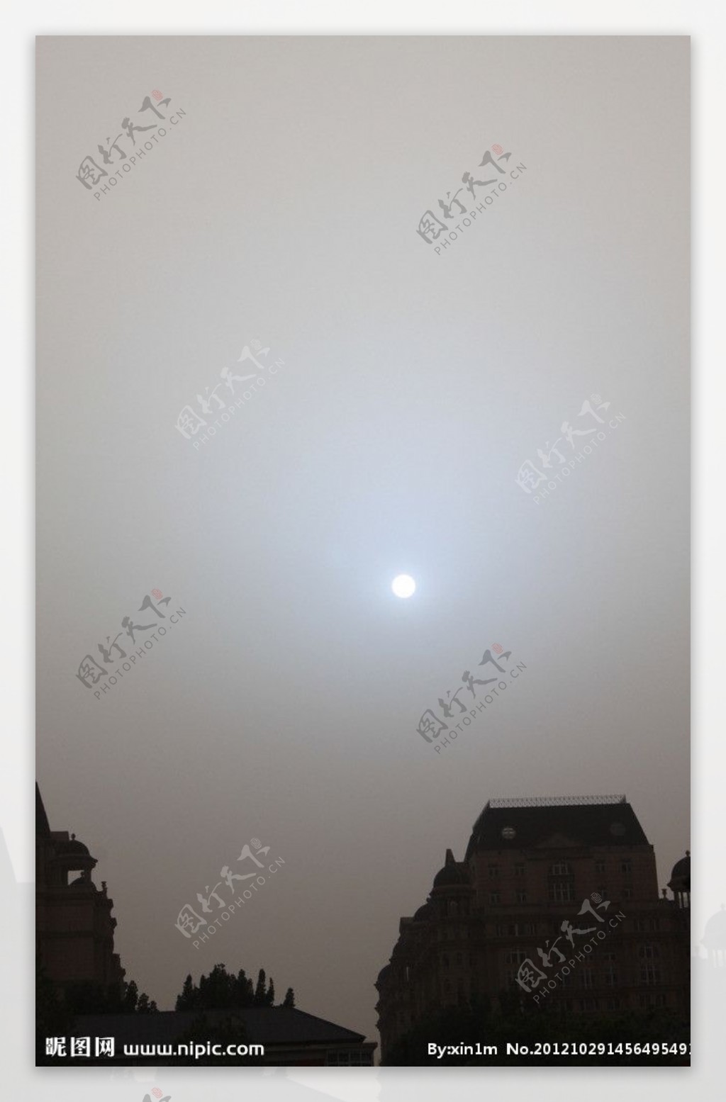 北京沙尘暴图片