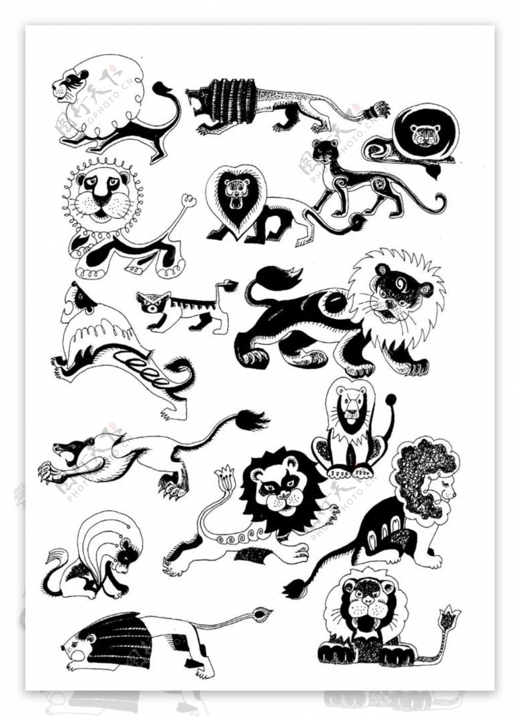 现代装饰动物图案23图片