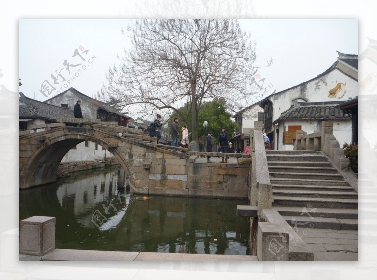 周庄双桥图片