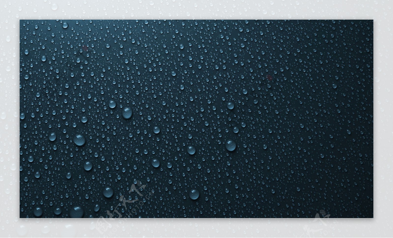 雨滴玻璃背景图片