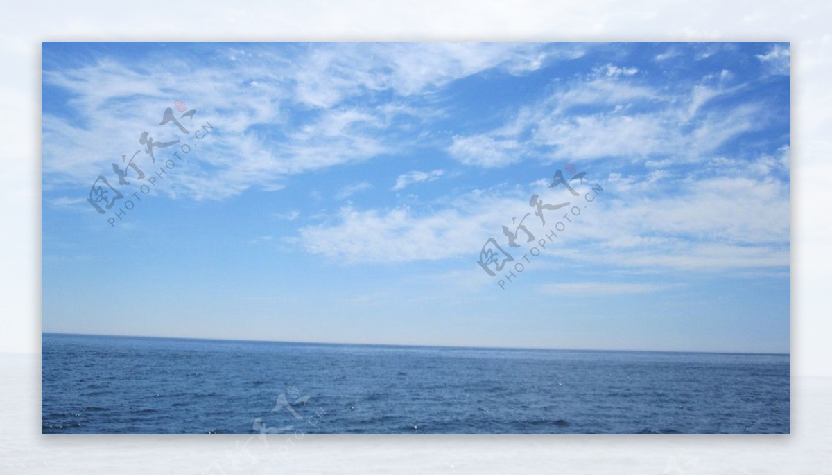 海洋蓝天图片