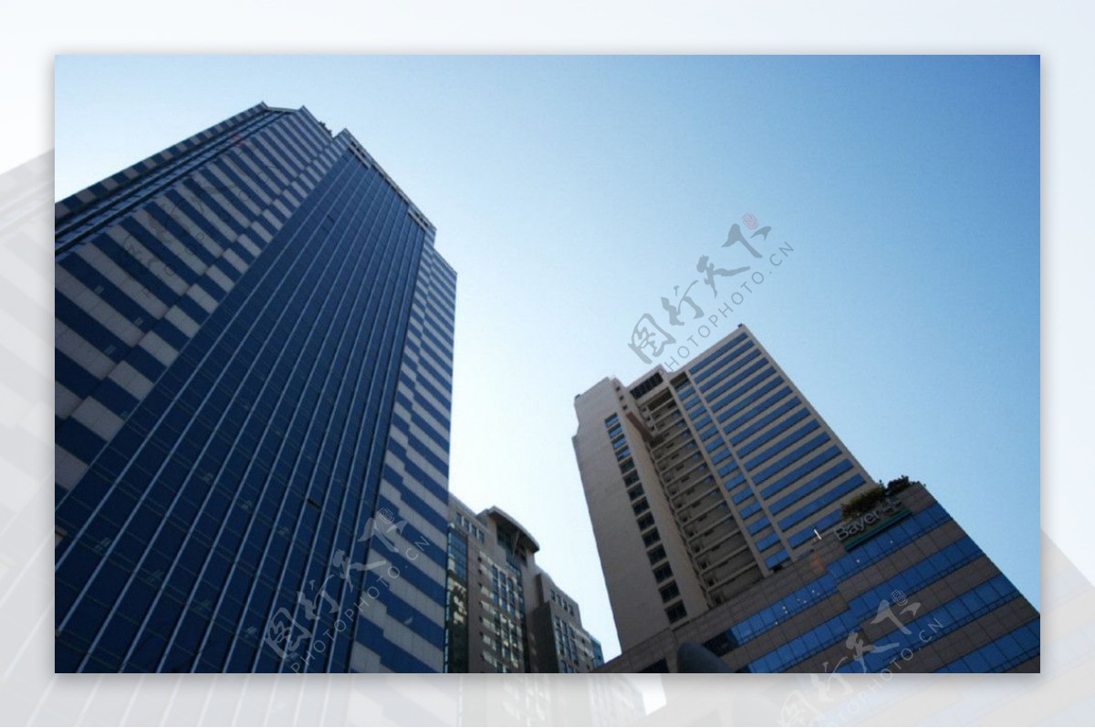 西安锦业路CBD摩天楼群高清图片下载-正版图片500565217-摄图网