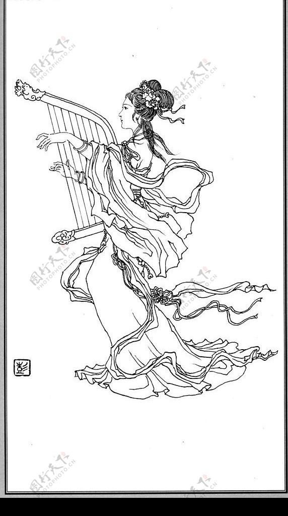 中国神话人物092梨园仙子图片