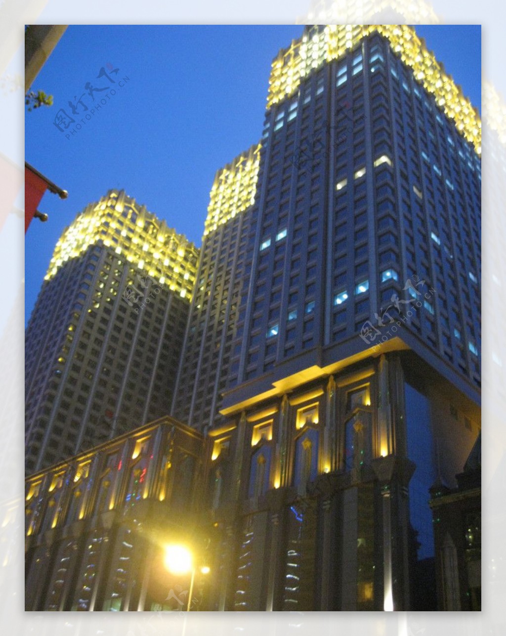沈阳万豪国际酒店夜景图片