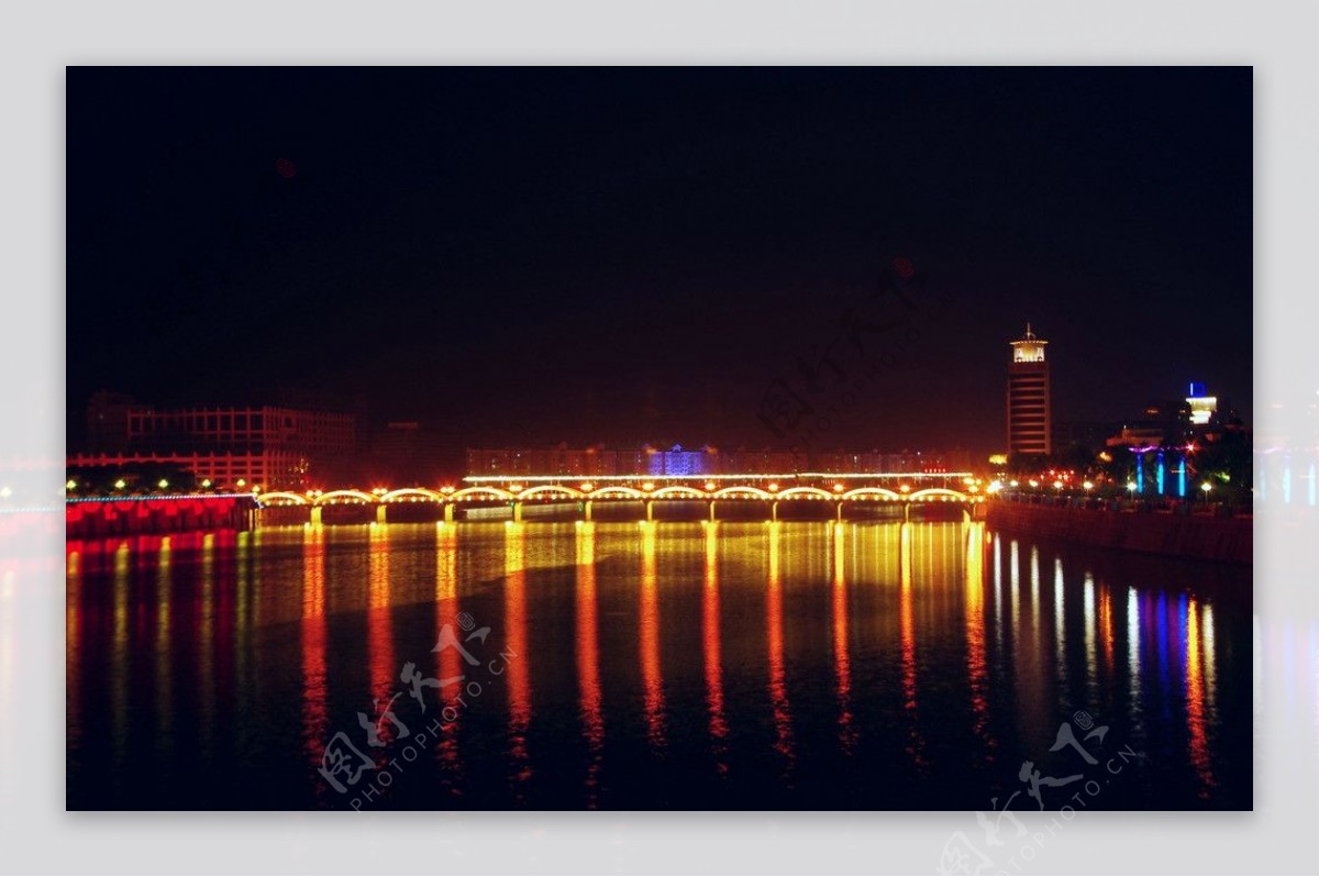 夜景双桥夜景图片