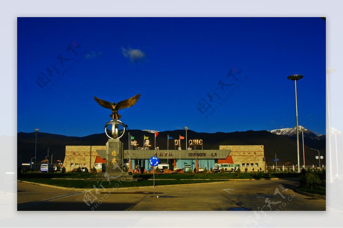 香格里拉机场图片