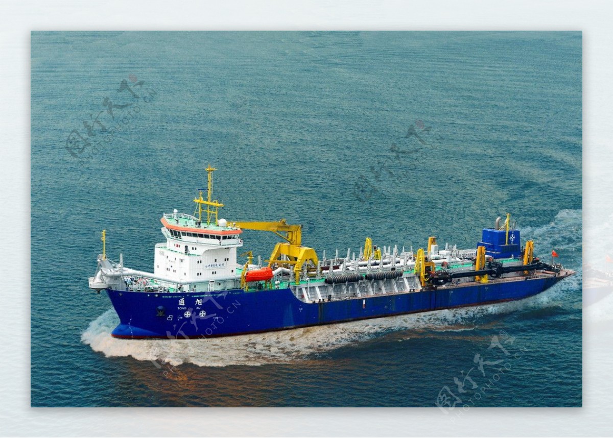 中交天航局有限公司建造北方最大型挖泥船通旭轮图片