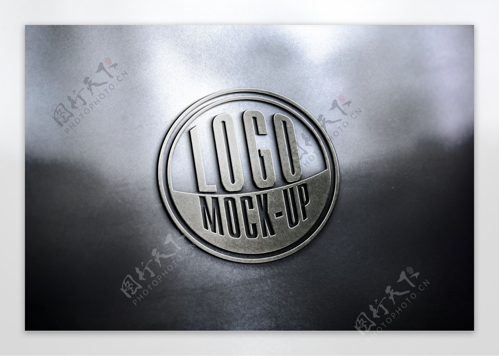 金属3D字体设计LOGO设计图片