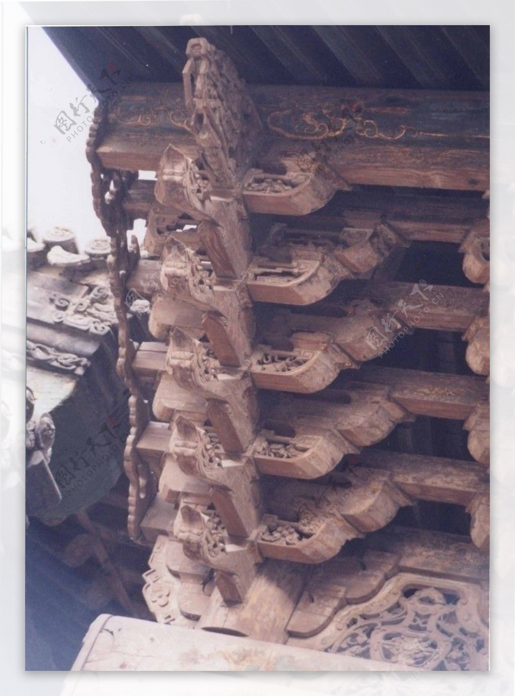 古建斗拱瞻檐图片