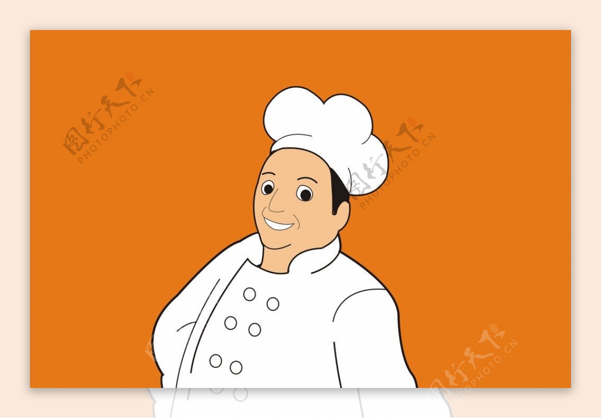 厨师人物头像图片