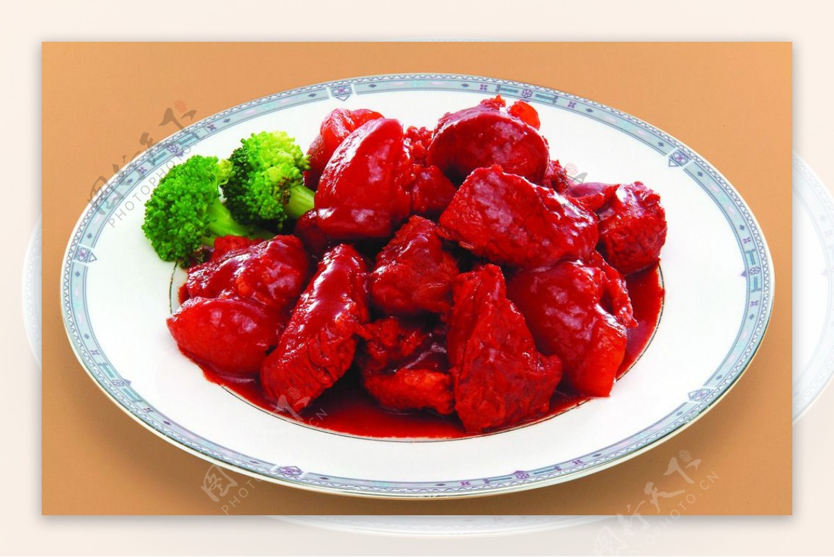 红槽卤肉图片