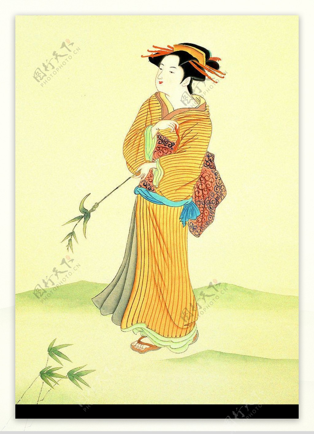 日本侍女图片