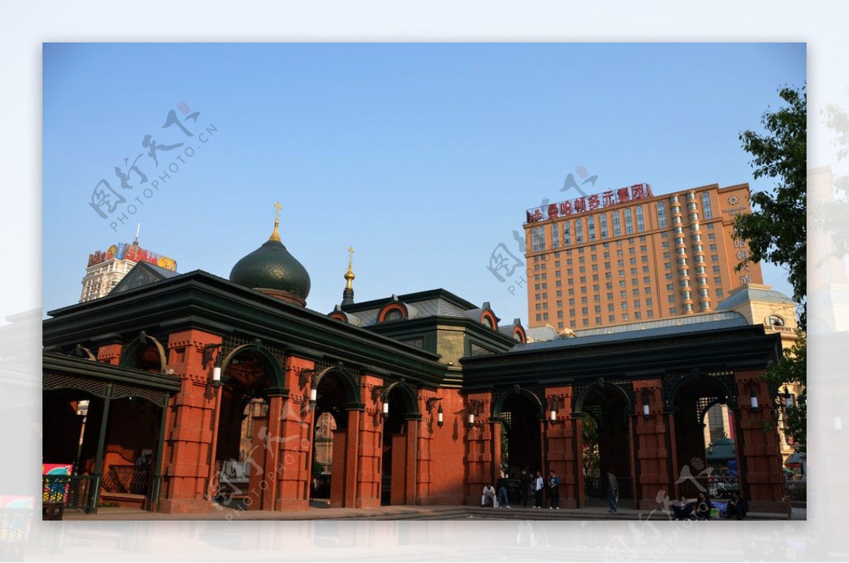 哈尔滨圣索菲亚大教堂特色建筑图片