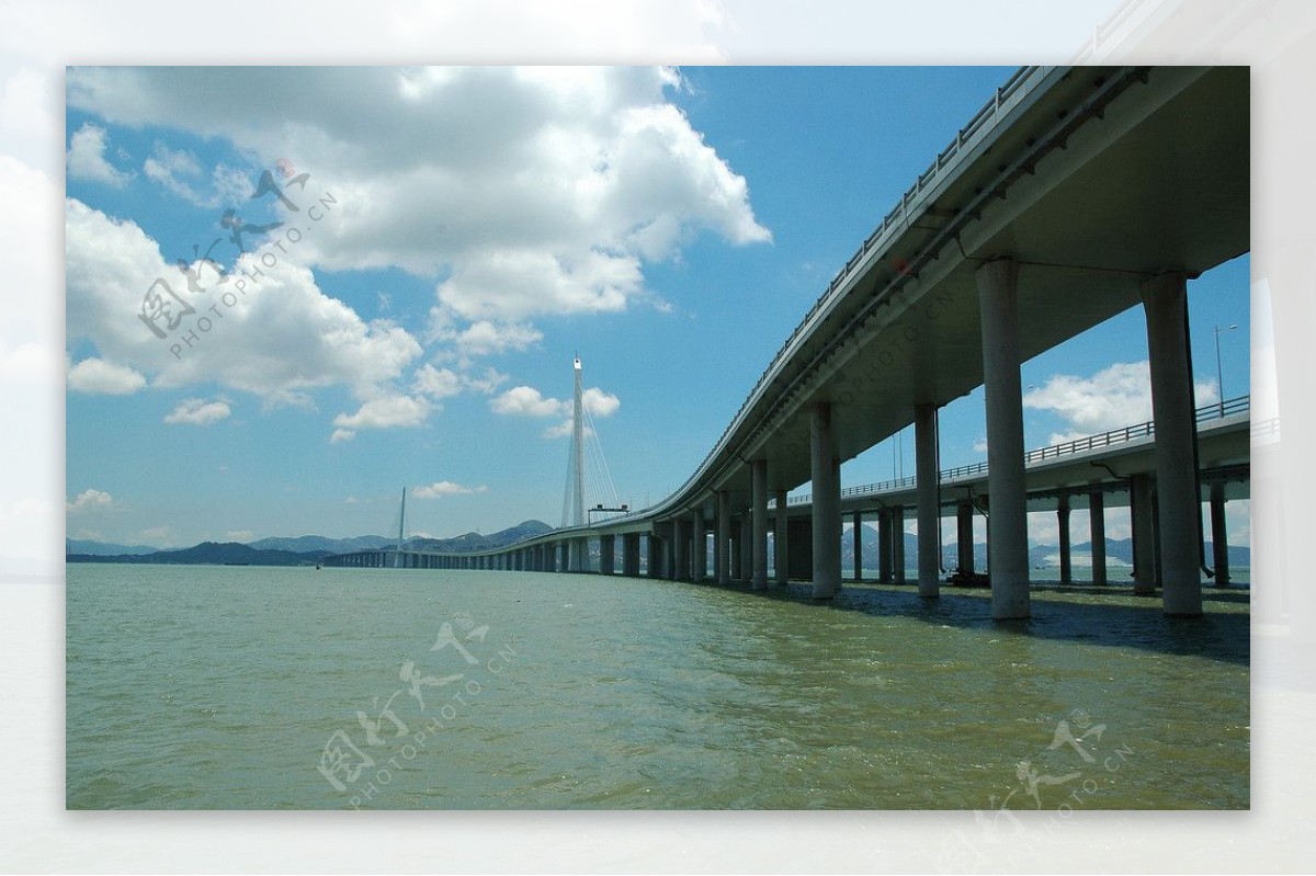 深圳西部通道跨海大桥图片