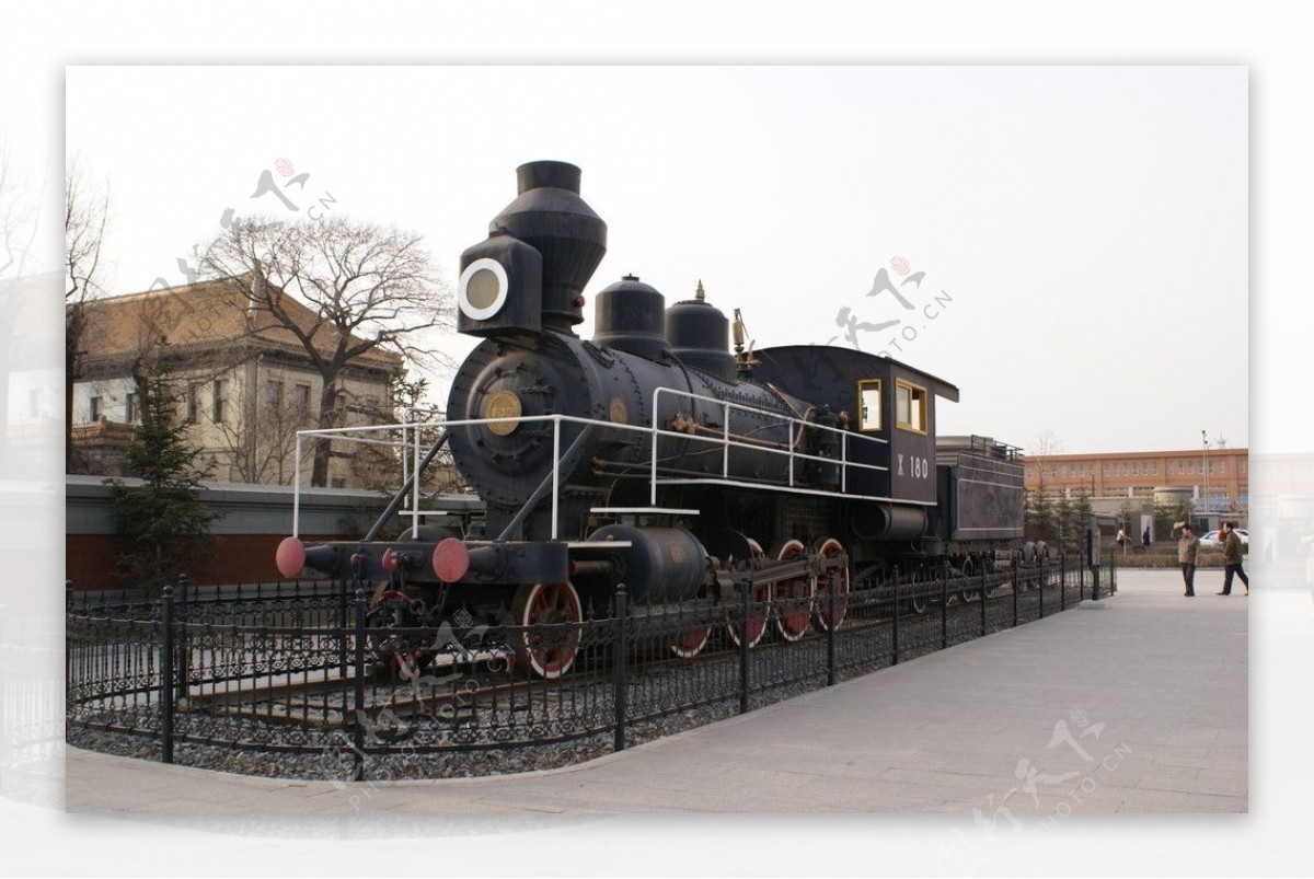 蒸汽火车机车图片