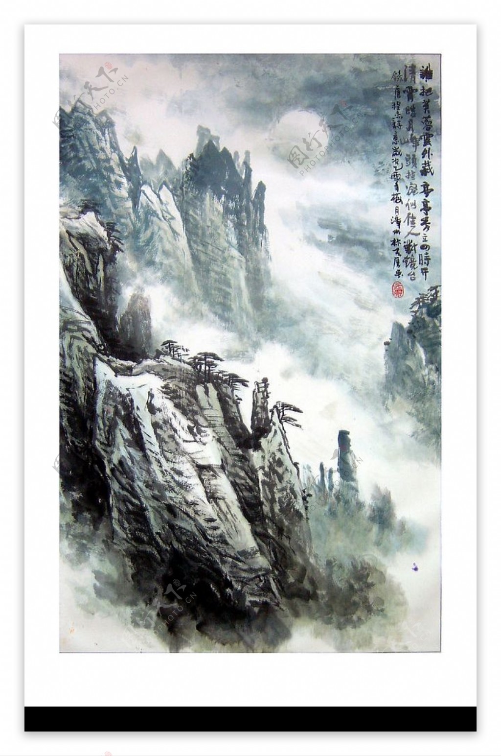 中国画山水图片