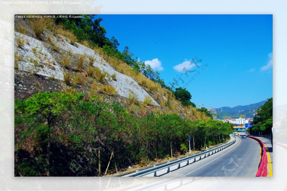 龙岗南澳一路风景图片