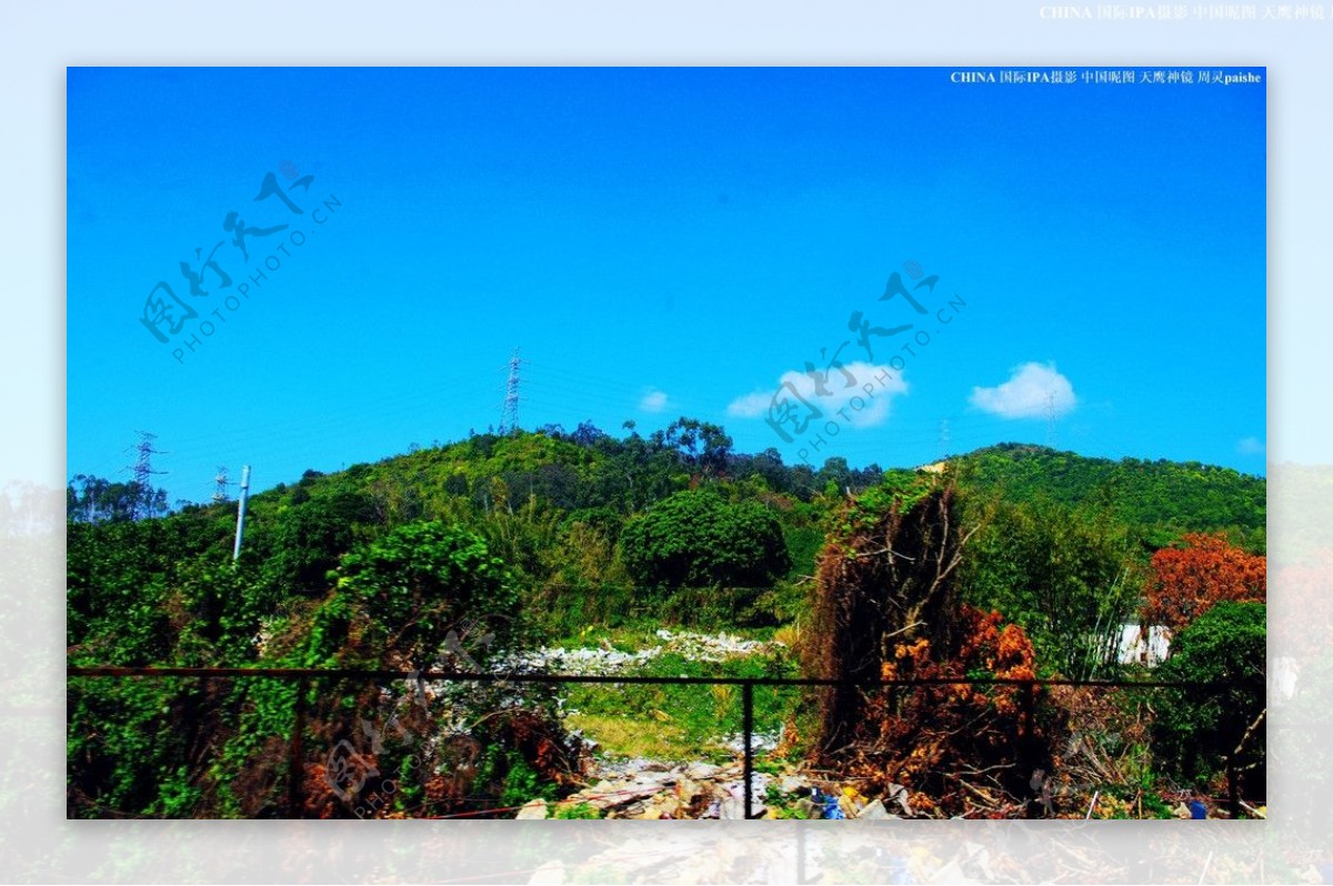 龙岗南澳一路风景山水图片