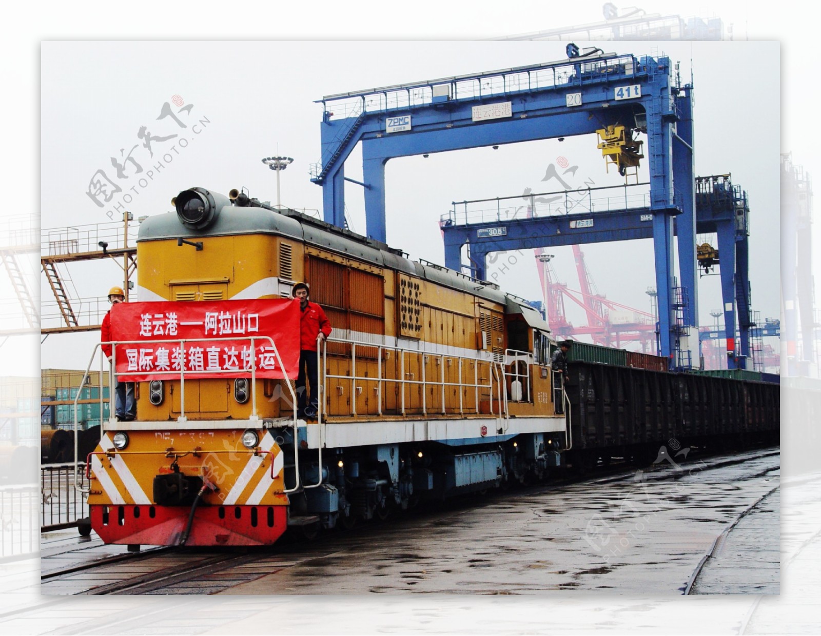 连云港港口运输生产图片