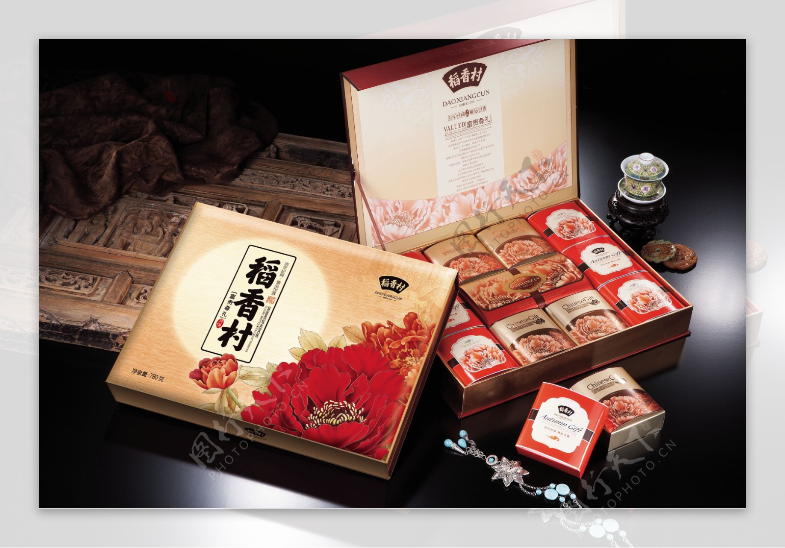 稻香村月饼礼盒设计图片
