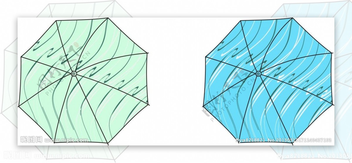 雨伞效果图平面图片