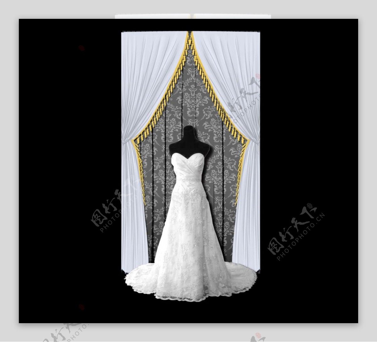 婚礼装饰区效果图图片