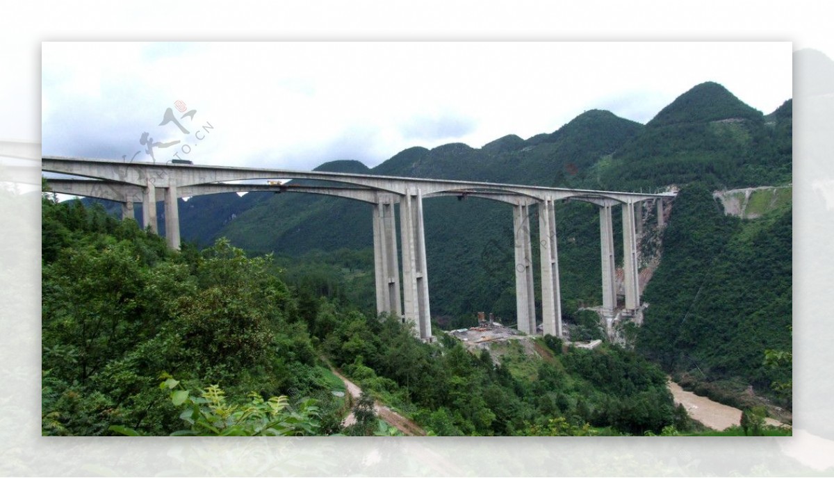 沪蓉西高速公路马水河特大桥图片