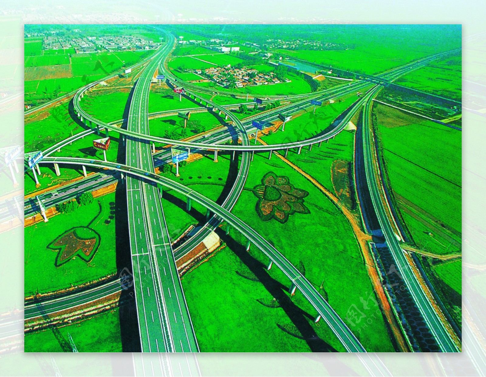 济南绕城高速公路机场立交桥图片