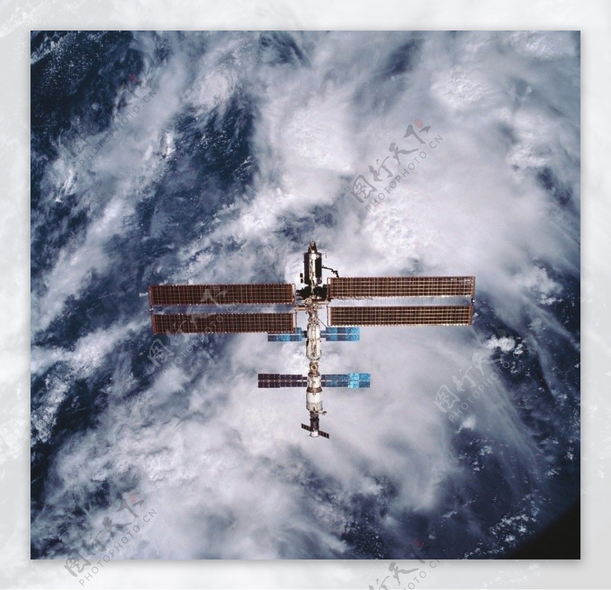 国际空间站全图图片