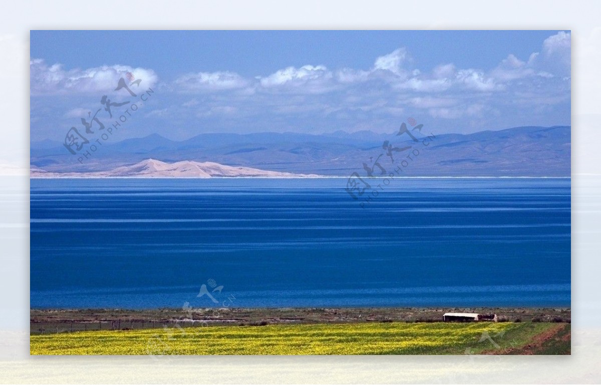 青海湖自然美景图片