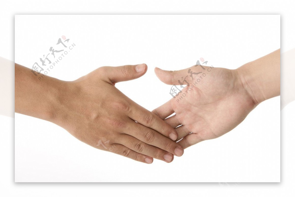 握手商业合作图片