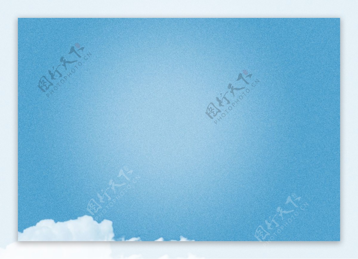 蓝色云朵背景图片