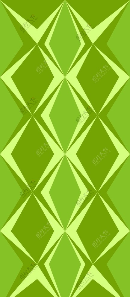 绿色几何图案图片