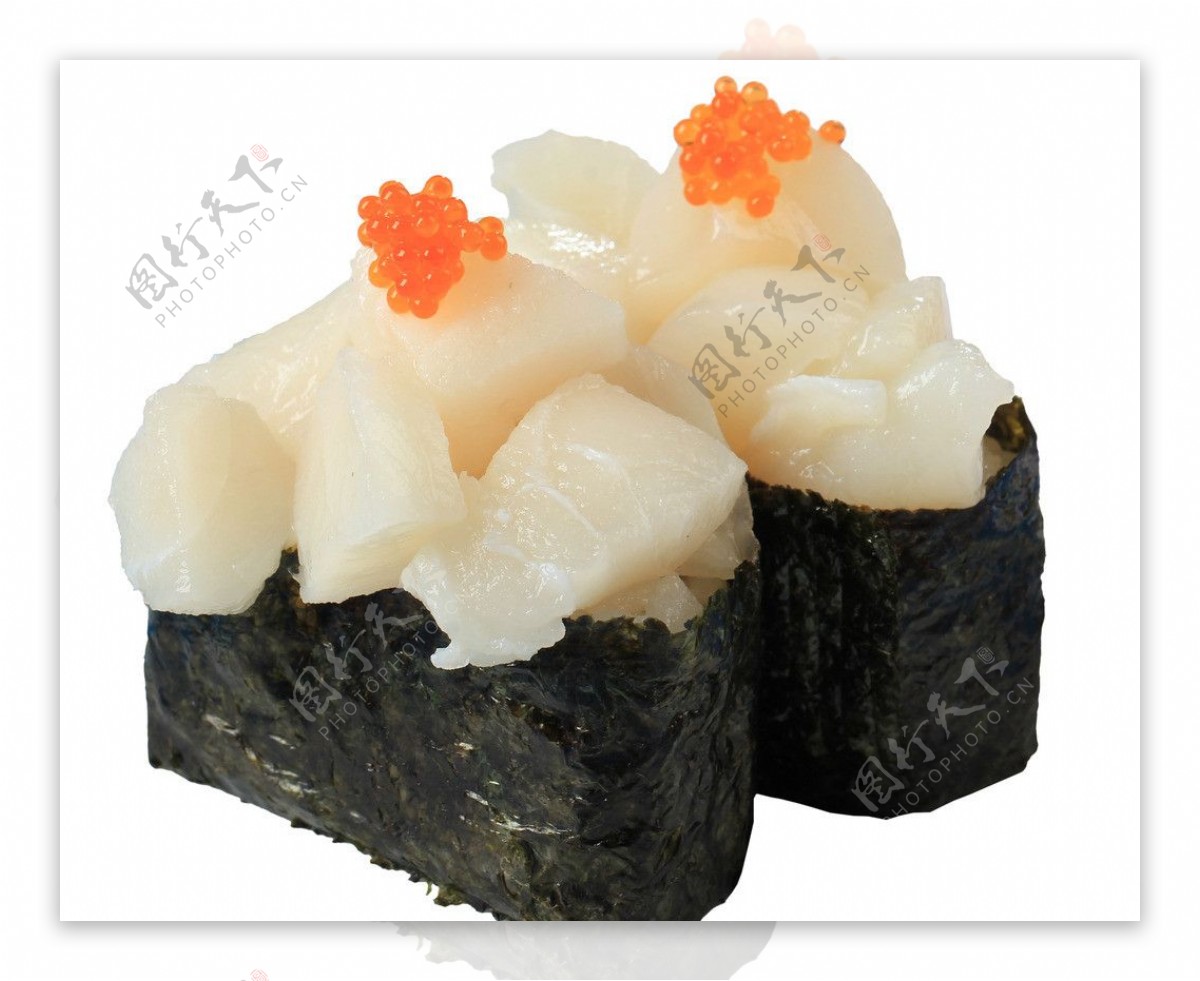 日本刺身军航寿司美食素材图片
