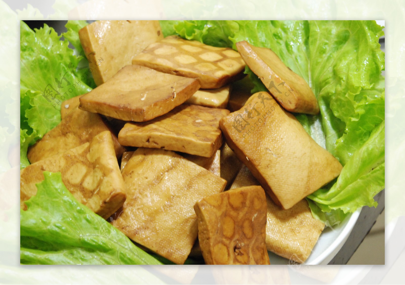 腌制的豆腐干图片