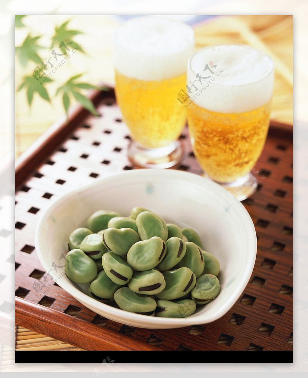 啤酒豆粒图片