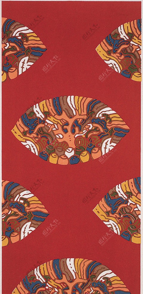 日式花纹背景布纹设计图片