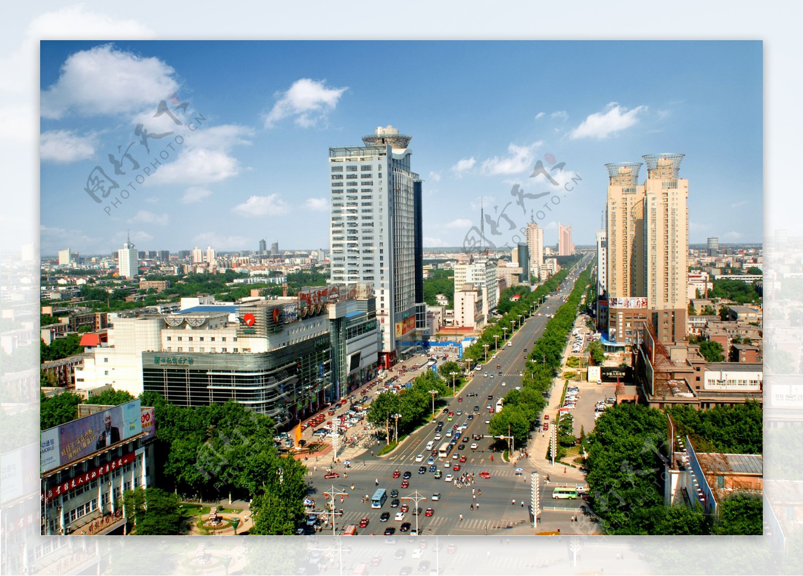 邯郸人民路街景图片