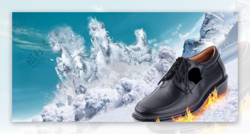 雪地鞋网页banner图片