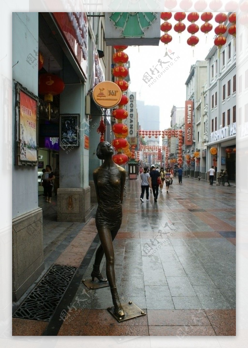 广州街头铜像图片