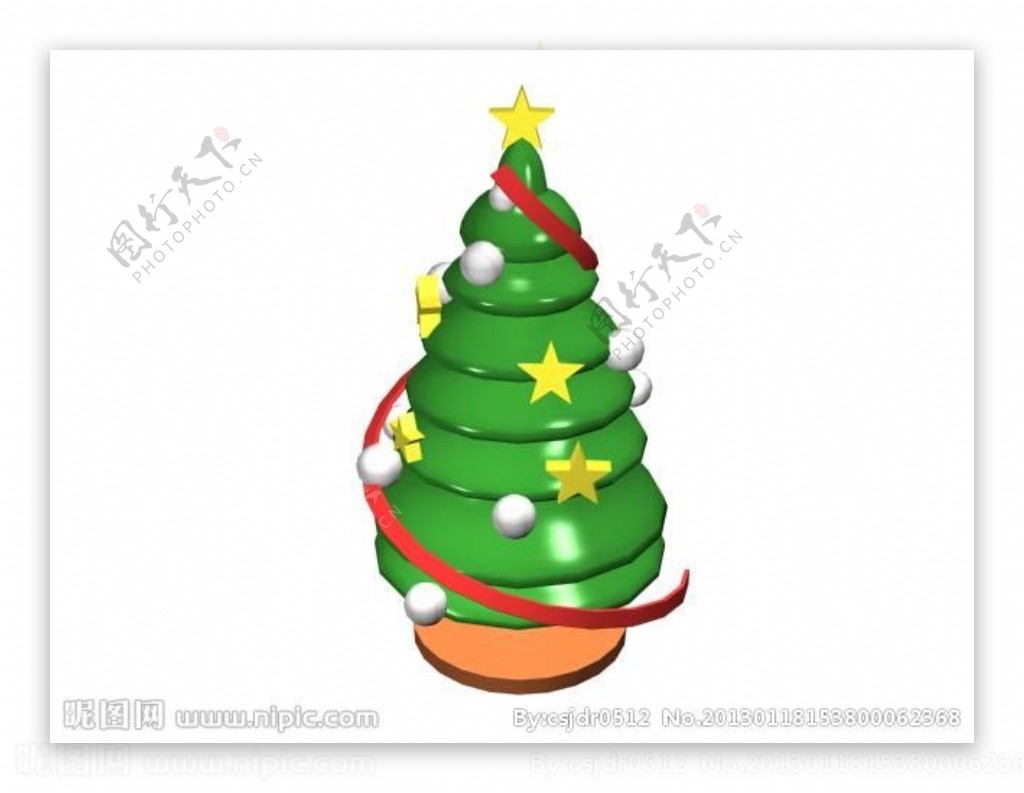 圣诞树模型图片