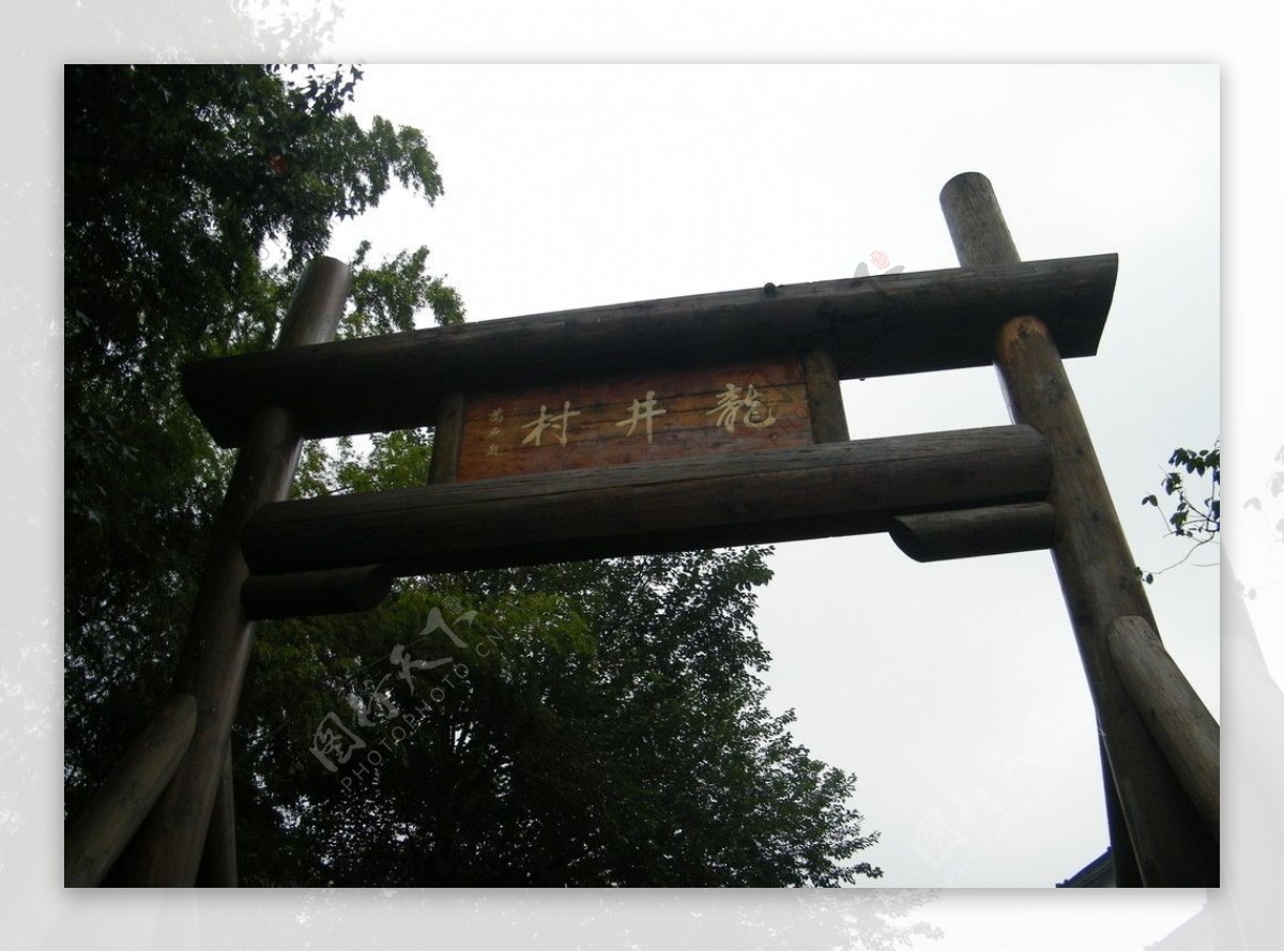 狮峰龙井村图片